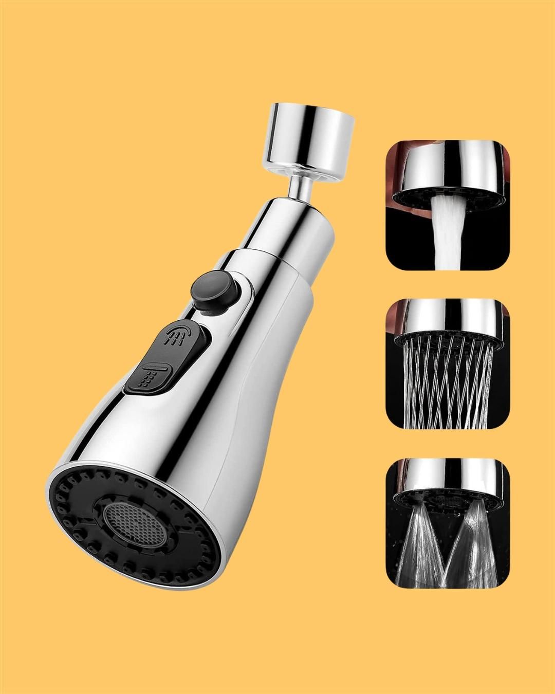 3-Modes Kitchen Sink Faucet Multi-Function Water Tap