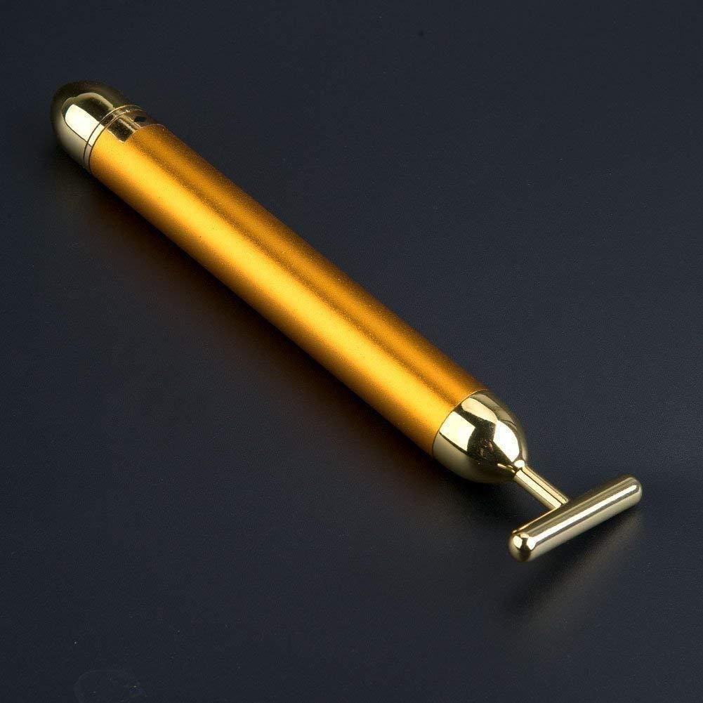 Gold Plated Electric Facial Roller for Skin Care