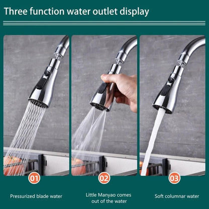 Modern Kitchen Sink Faucet with Stream Spray Pause Modes