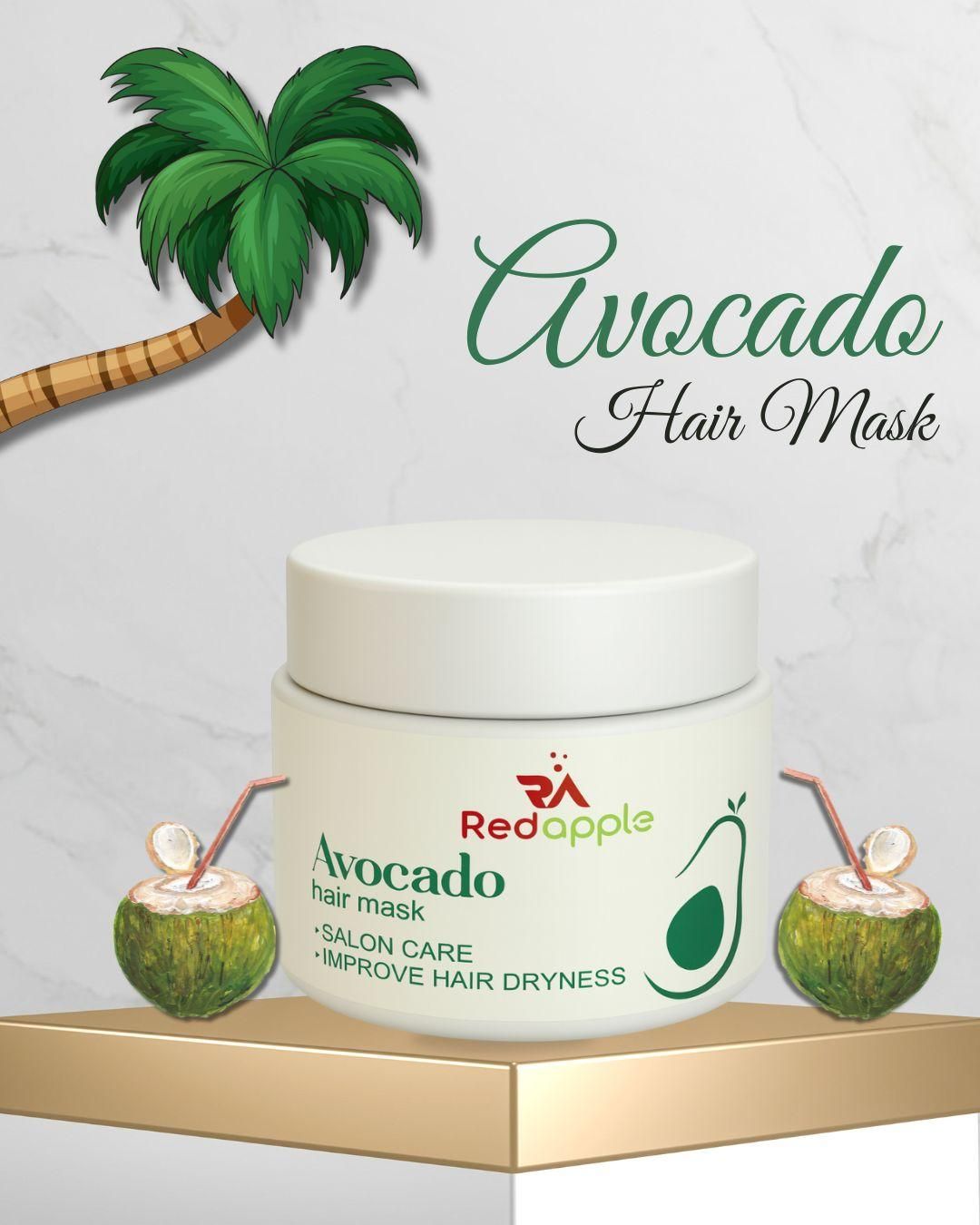 Avocado Hair Mask Pack of 2 – Deep Conditioning Hair Treatment