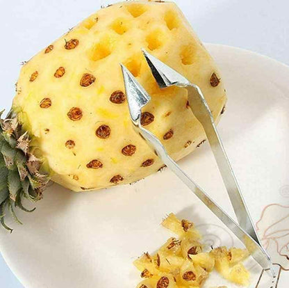 Stainless Steel Pineapple Eye Remover Clip for Kitchen