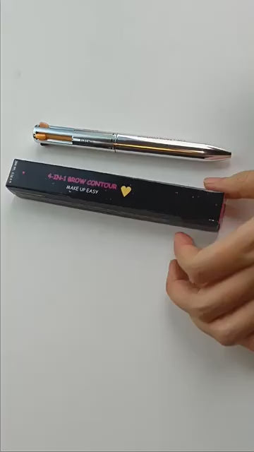 4 Colors Eyebrow Pen 4IN1 Eyebrow Pencil